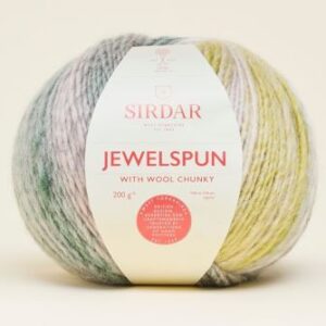 206 crystal sea jewelspun with wool chunky