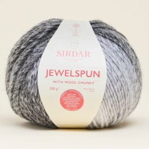 207 poolshed jet jewelspun with wool chunky