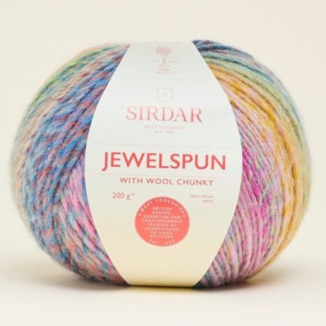210 mermaid glow jewelspun with wool chunky